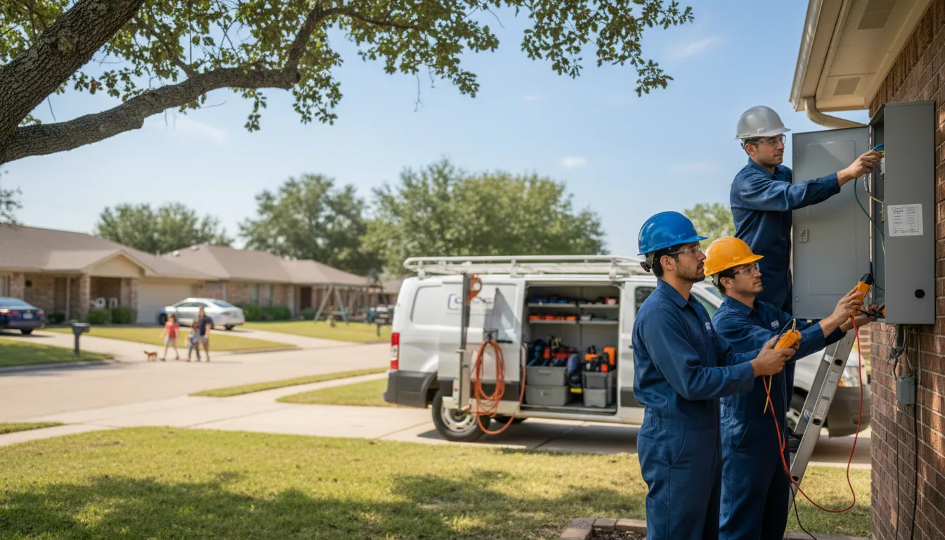 Certified electrician providing emergency electrical services in Fairhope, PA